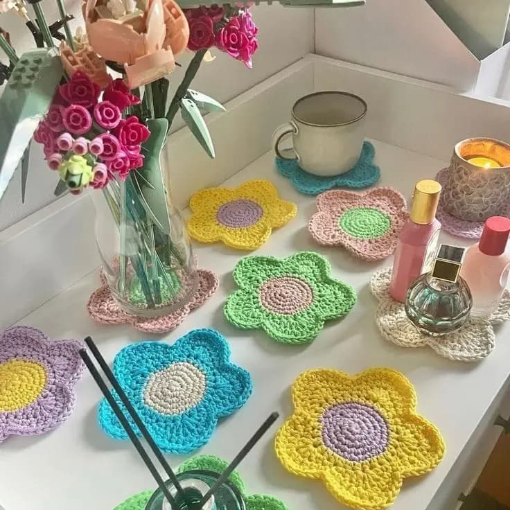 Crochet Cup Mats