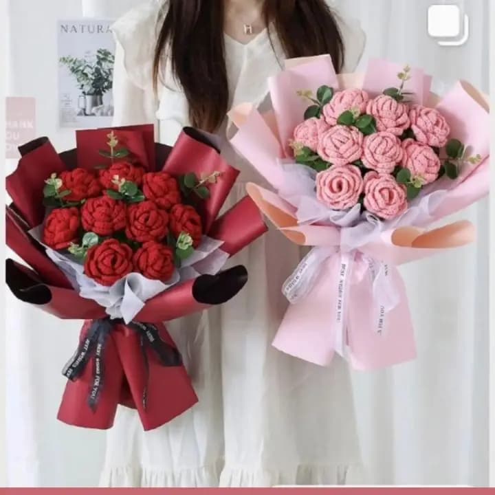 Crochet Flower Buoqet