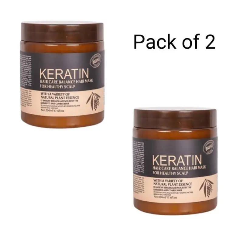 Keratin Hair Mask pack of 2